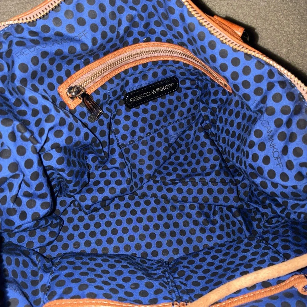 Rebecca Minkoff Stylish Tan Leather Women's Bag - Picture 2 of 3